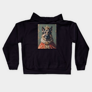 German Shepherd The King Kids Hoodie